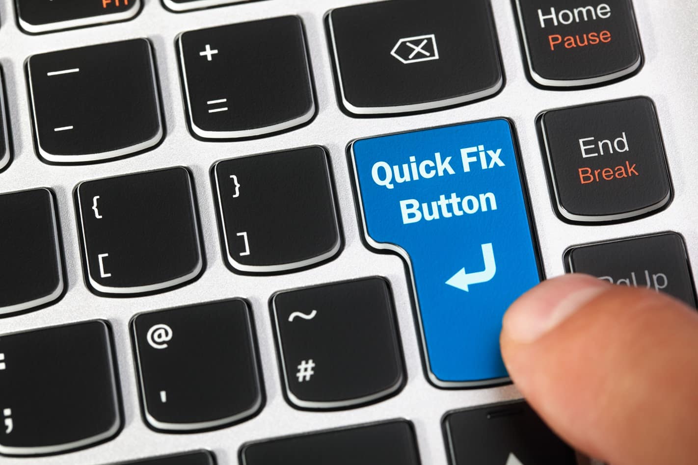 Magic quick fix button